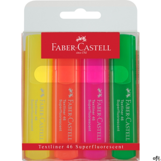Zakreślacz 1546 ETUI 4szt FC154604