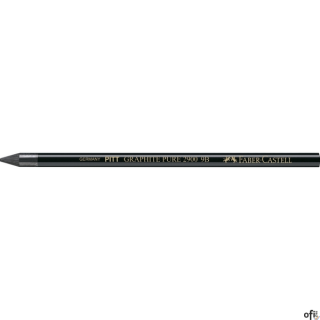 Kredka grafitowa Pitt Graphite Pure Faber-Castell o stopniu twardości 9B. Zaprojektowana, by zapewnić artystom i hobbystom nieog