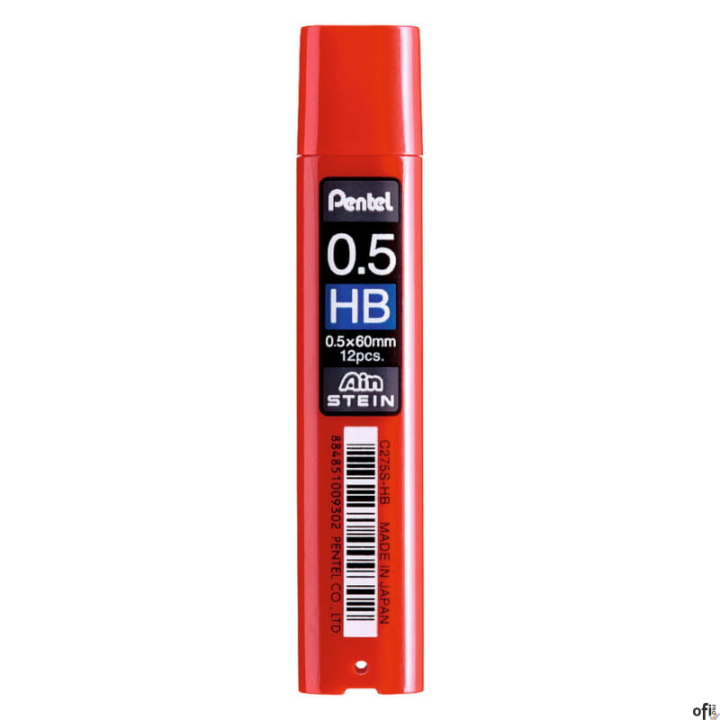 Grafity ołówkowe AIN Stein 0,5mm  C275S-HB PENTEL