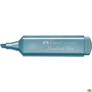Zakreślacz 154647 metaliczny niebieski FABER-CASTELL