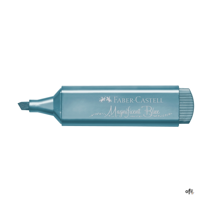 Zakreślacz 154647 metaliczny niebieski FABER-CASTELL