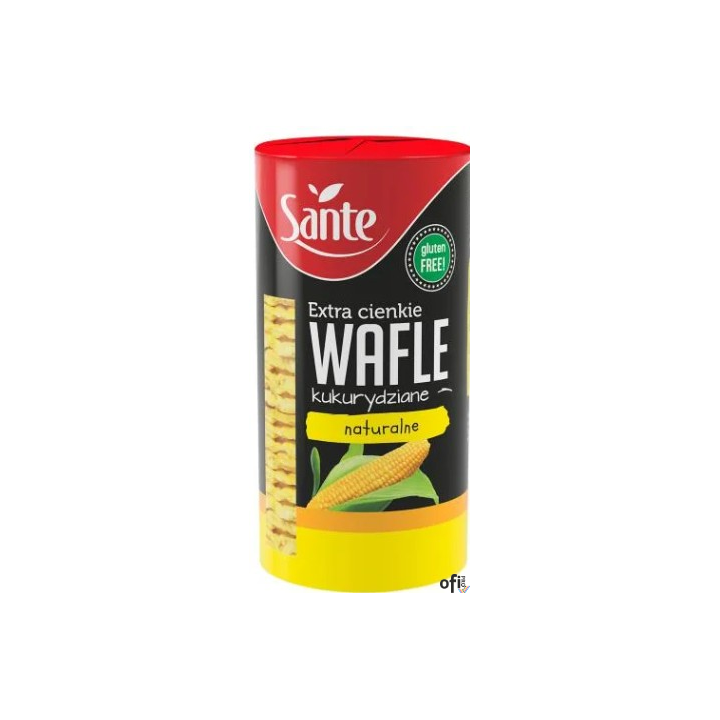 Extra Cienkie Wafle Kukurydziane 120g, 0751 SANTE