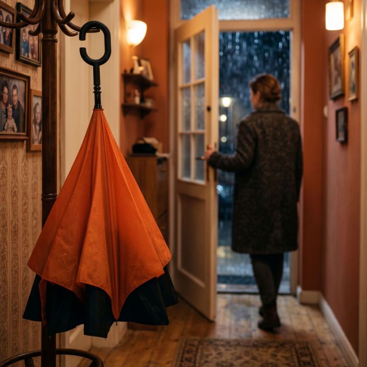 Parasol manualny odwrócony ø120 cm OLIVIA