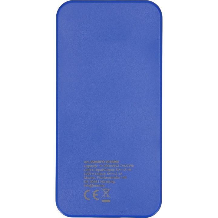 Power bank z ABS z recyklingu 10000 mAh PRESTON