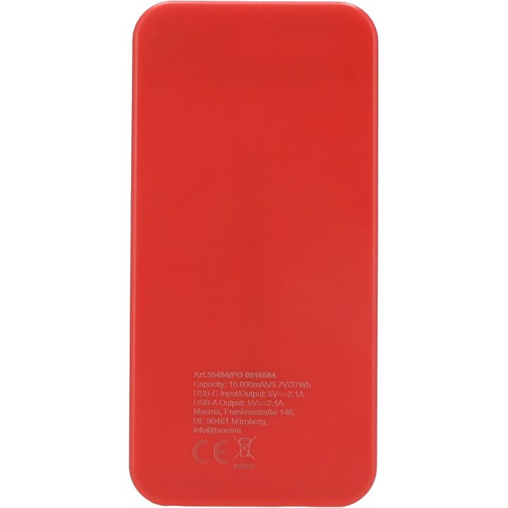 Power bank z ABS z recyklingu 10000 mAh PRESTON