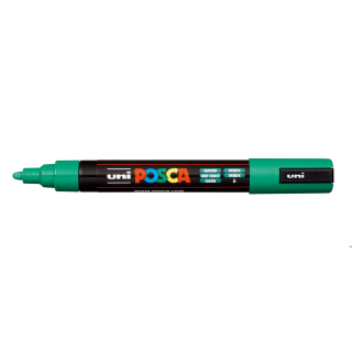 Marker z tuszem pigmentowym PC-5M zielony POSCA UNPC5M/DZI