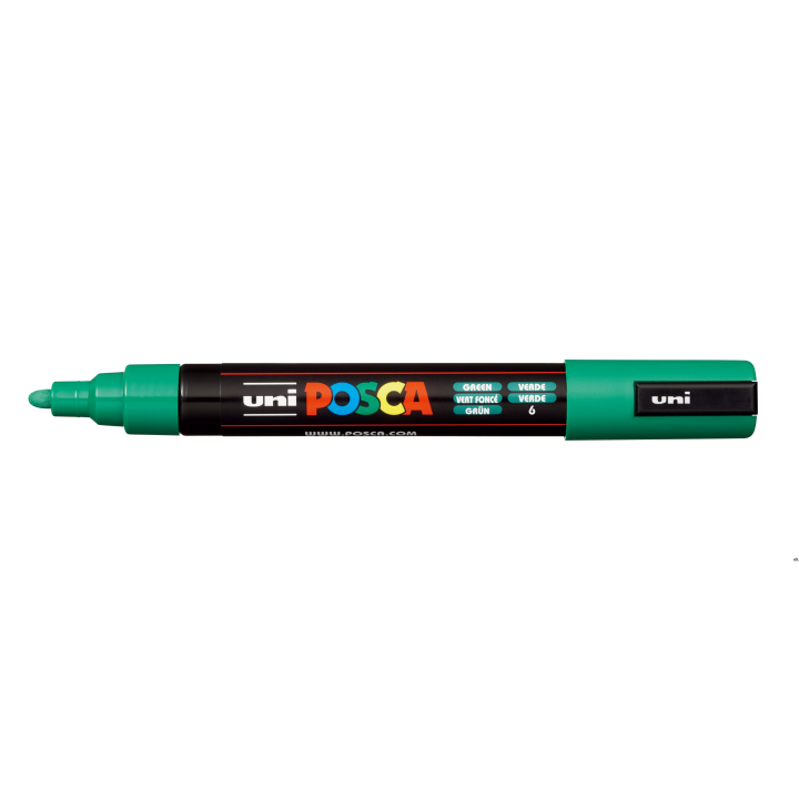 Marker z tuszem pigmentowym PC-5M zielony POSCA UNPC5M/DZI