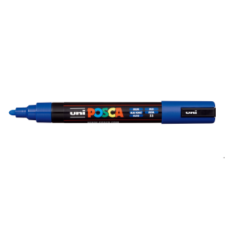 Marker z tuszem pigmentowym PC-5M niebieski POSCA UNPC5M/DNI
