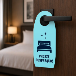 Zawieszki na drzwi hotelowe – druk premium | Personalizowane zawieszki - ofipro.pl