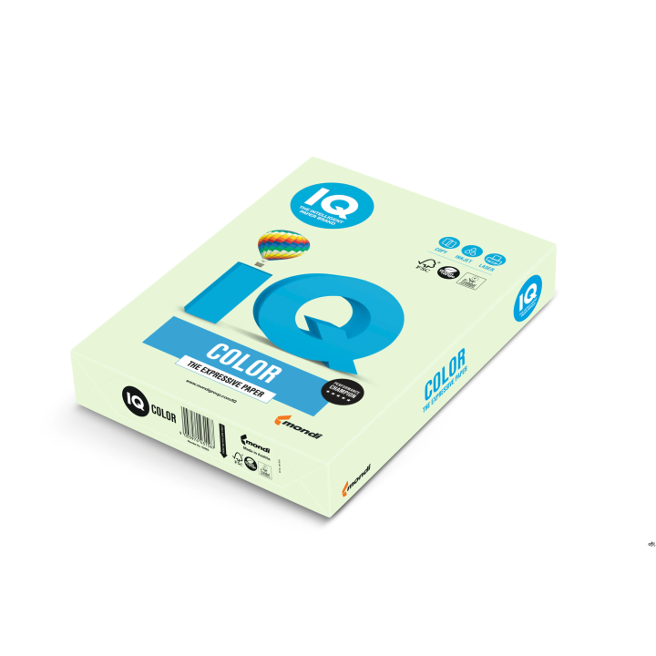 Papier xero IQ color A4 80g 500 ark. zielony GN27 SALE