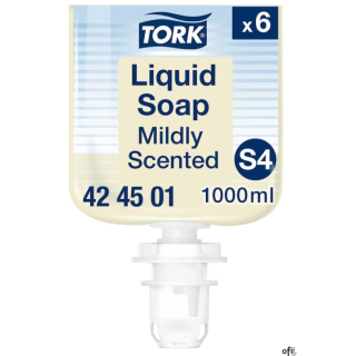 TORK Mydło w płynie delikatnie perfumowane, system S4 Premium kremowe, mydła 1l, 424501