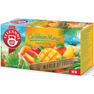 Herbata TEEKANNE World of Fruits, Karaibskie Mango, 20 kopert