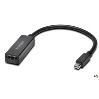 Adapter wideo Kensington VM2000, z Mini Display Port na HDMI, czarny K33986WW SALE