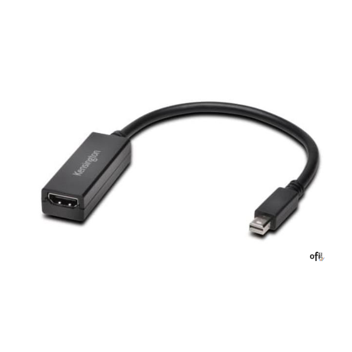 Adapter wideo Kensington VM2000, z Mini Display Port na HDMI, czarny K33986WW SALE