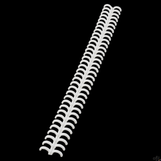 Grzbiety GBC do oprawy Click A4 34R 8mm białe 388002E