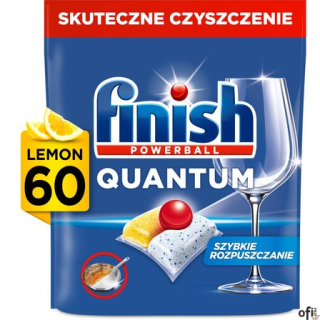 FINISH Kapsułki do zmywarki QUANTUM LEMON 60 szt. 04898