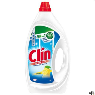 CLIN Płyn do mycia szyb 4l Windows & Mirrors Lemon SALE