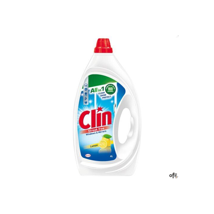 CLIN Płyn do mycia szyb 4l Windows & Mirrors Lemon SALE
