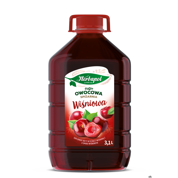 Syrop HERBAPOL Wiśnia MAX 3.1L