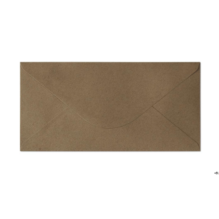 Koperta DL KRAFT ciemnobeżowy K 120g (10) 280122 GALERIA PAPIERU