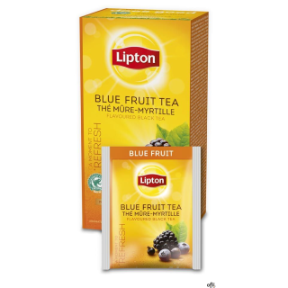 Herbata LIPTON BLUE FRUIT TRA 25k.fol czarna owoce jagodowe SALE