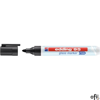 Marker do tablic szklanych czarny E-95 1,5-3 mm Edding