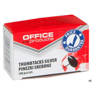 metalowe_długość ostrza: 8mm_100 szt. w j.s._kolor srebrny