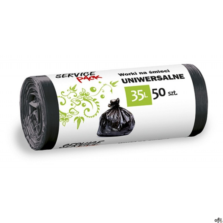 STELLA Worki 35l na śmieci HDLD czarne (50 szt.) 033706