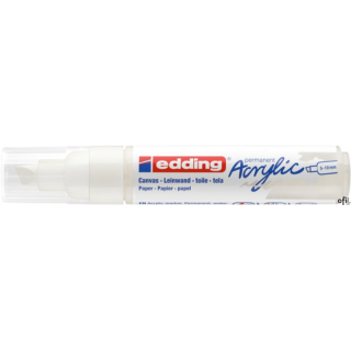 Marker akrylowy 5-10 mm matowa biel 5000/922/B Edding