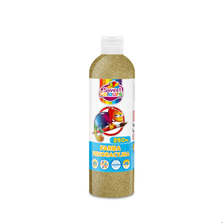 Farby dekoracyjne brokatowe 250ml złota Sweet Colours 00751 OTOCKI