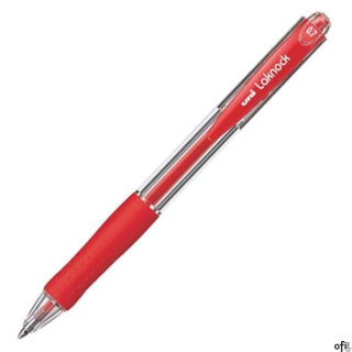 Długopis SN-101i SN-100 Uniwygodny gumowy uchwyt, którypozwala pisać przez dłuższy czasbez wysiłkuz automatycznie chowanymwkłade