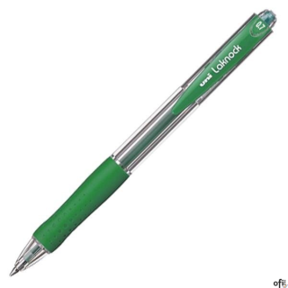 Długopis SN-101_i SN-100 Uni__wygodny gumowy uchwyt, który_pozwala pisać przez dłuższy czas_bez wysiłku__z automatycznie chowany