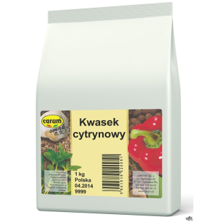 Kwasek cytrynowy w proszku 1kg CARUM