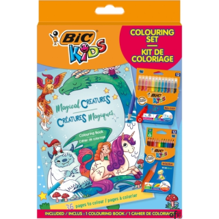 Zestaw z kolorowanką BIC Kids Igloo Colouring Set CFP+CP 511041