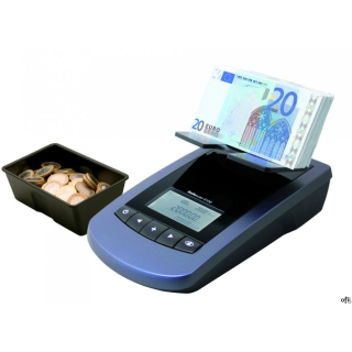Liczy dowolne banknoty oraz monety_szybka i niespotykanie cicha_duży i czytelny wyświetlacz LCD obejmujący niezbędne informacje 