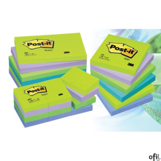 Bloczek 76X127 pal.MIĘTOWA 655MT (6) POST-IT 3M