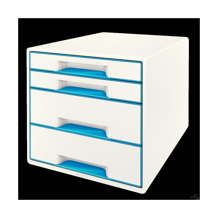 Przykuwające wzrok, najwyższej jakości pojemniki z szufladami WOW z niezwykłym i stylowym połączniem dwóch kolorów o błyszczącym