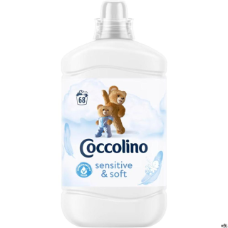 COCCOLINO płyn do płukania tkanin 1,7l White Sensitive