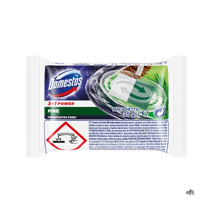 DOMESTOS Kostka do WC 35g 3W1 PINE 78758