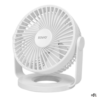 Wentylator biurkowy USB AD-01 WHITE od Savio to sprzęt, który charakteryzuje się zarówno wysoką wydajnością oraz skutecznością d