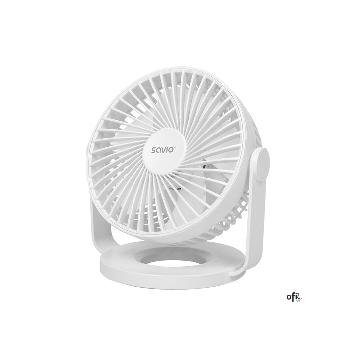 Wentylator biurkowy USB AD-01 WHITE od Savio to sprzęt, który charakteryzuje się zarówno wysoką wydajnością oraz skutecznością d