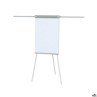 Flipchart na trójnogu MemoBe Aqua. Flipchart z powierzchnią o właściwościach suchościeralnych i magnetycznych z 2 metalowymi ram