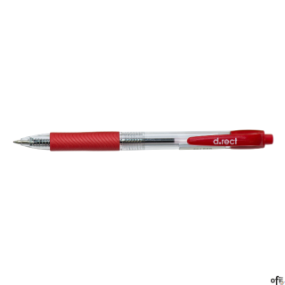 Długopis automatyczny D.RECT 294A czerwony 101322 LEVIATAN