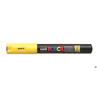 Marker z tuszem pigmentowym PC-1M żółty POSCA UNPC1M/DZO