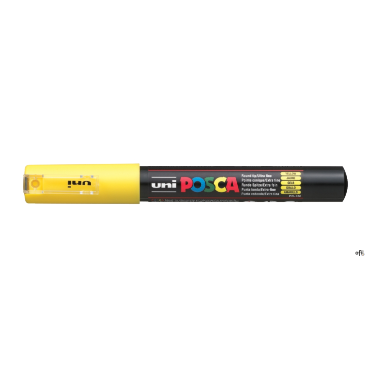 Marker z tuszem pigmentowym PC-1M żółty POSCA UNPC1M/DZO