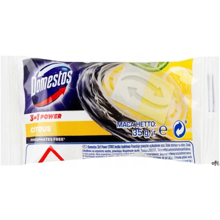 DOMESTOS Kostka do WC 35g 3W1 CITRUS 78741
