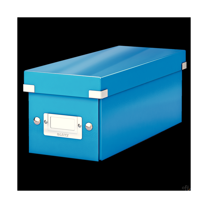 Pudło LEITZ C&S na CD WOW niebieskie 60410036