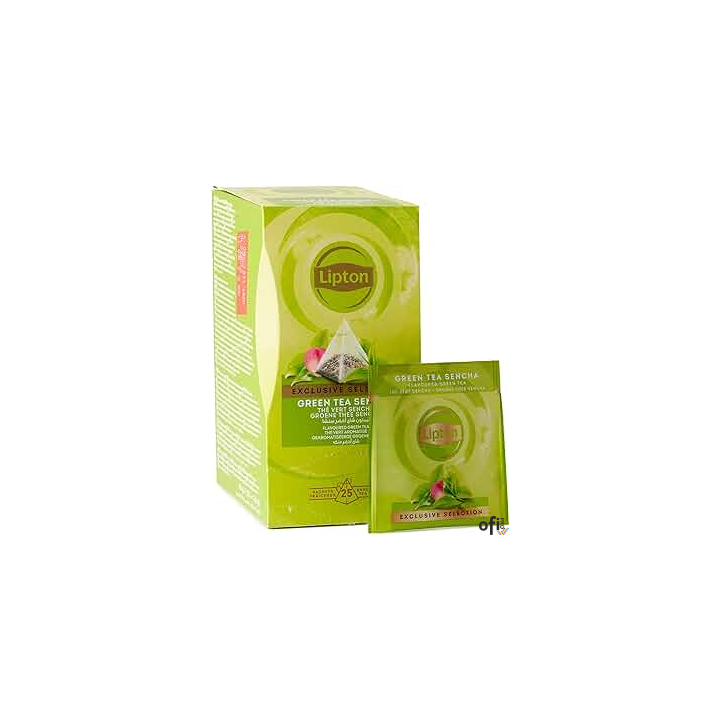 Herbata LIPTON PIRAMID ZIELONA SENCHA Exclusive Selection 25 kopert