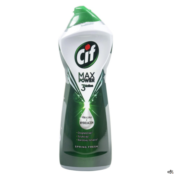 CIF Mleczko czyszczące 1001 g Max Power Spring z wybielaczem 15993