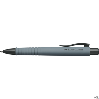 Długopis automatyczny Poly Ball Urban Faber-Castell w kolorze matowym stone grey (szarym). To połączenie klasyki i nowoczesności